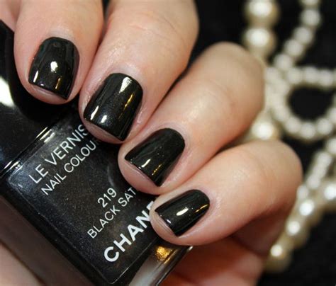 chanel le vernis in black satin|Nail Polish & Colours .